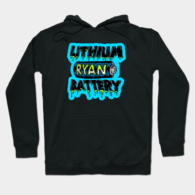 Lithium Ryan Battery Drip Hoodie by Lithium Ryan Battery